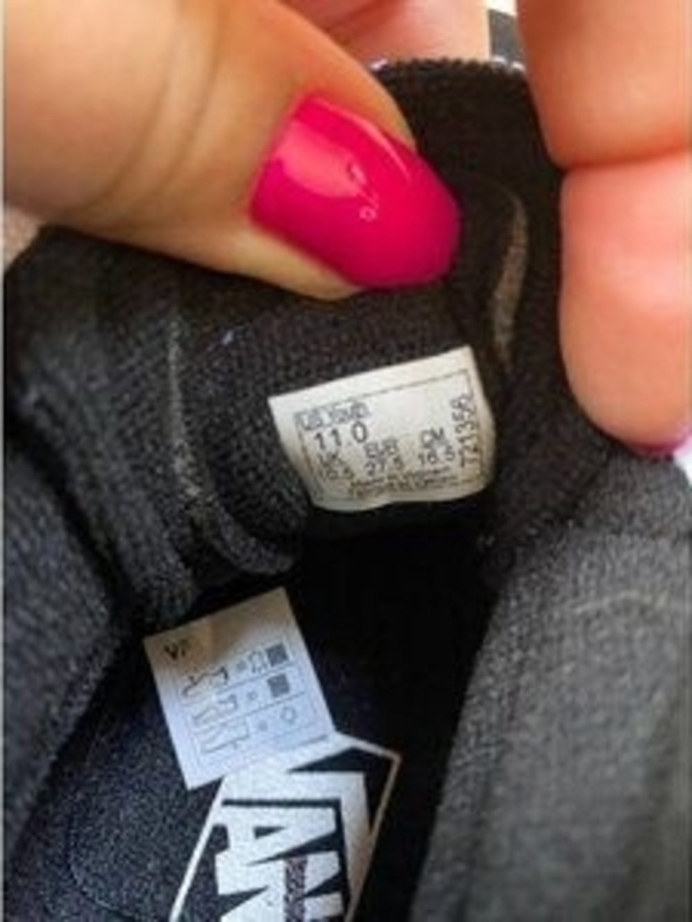 Vans Kids Black and White High-Top Sneakers - Picture 3 of 6